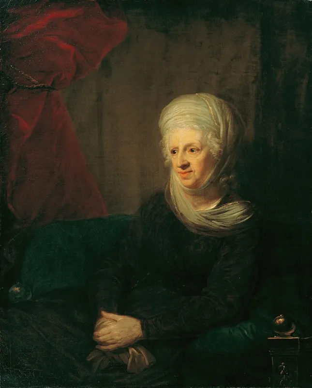 Eine Alte Dame Frau Von Weinbrenner Wall Art by Josef Grassi - High-Resolution Digital Print