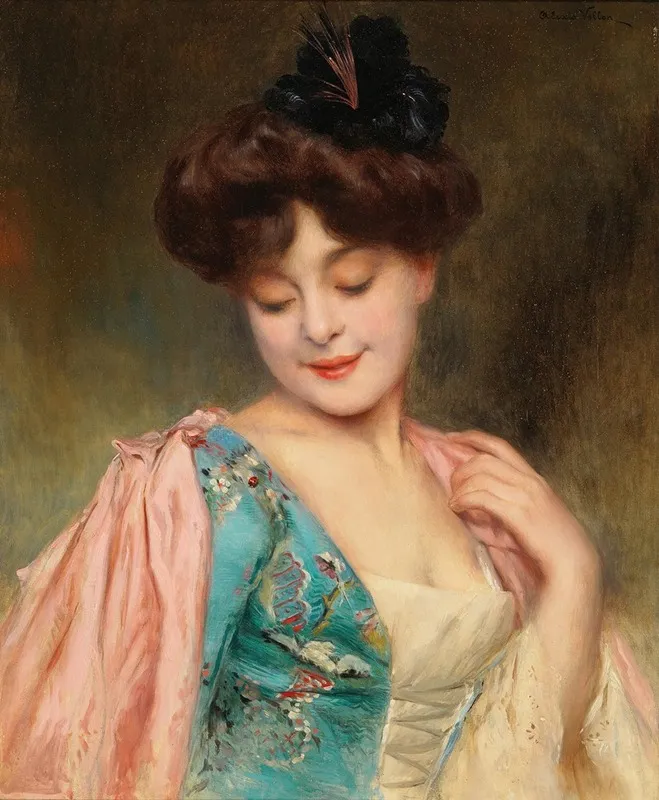 Eine Kokette Dame Wall Art by Alexis Vollon - High-Resolution Digital Print