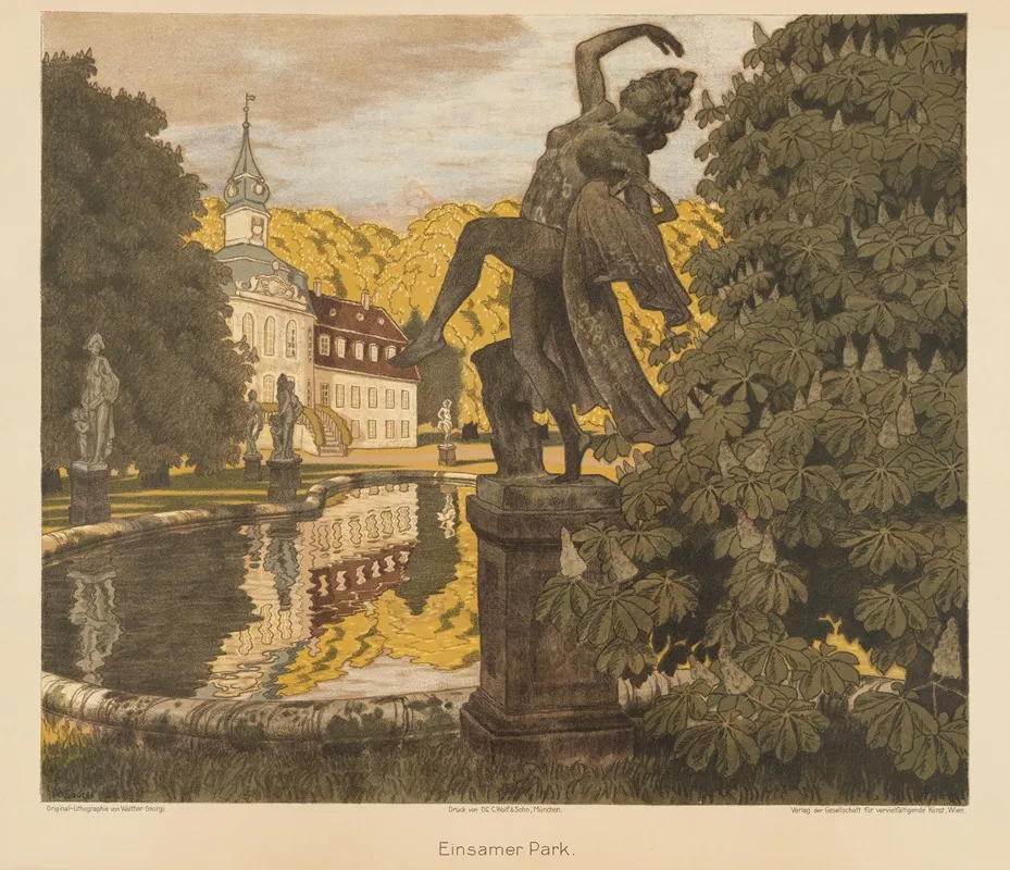 Einsamer Park Wall Art by Walter Georgi - High-Resolution Digital Print