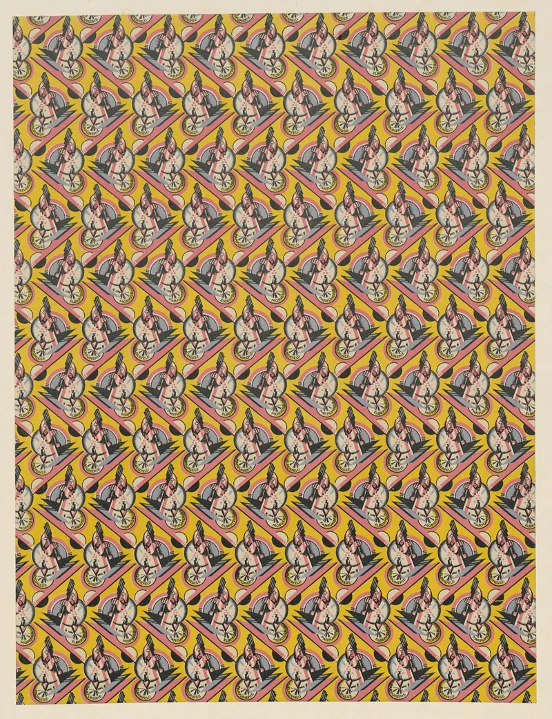 Einwickelpapier Fur Die Parfumeriefabrik Dr R Morisse Co Elberfeld Wall Art by Walter Kampmann - High-Resolution Digital Print