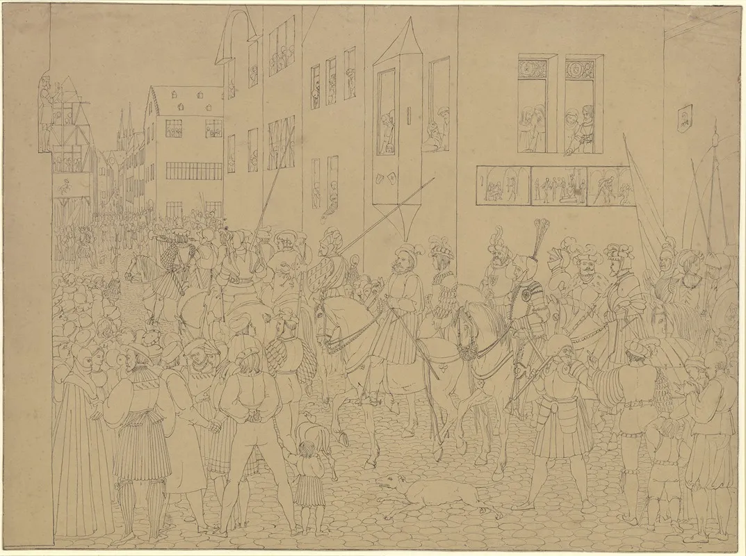 Einzug Kaiser Rudolfs Von Habsburg In Basel