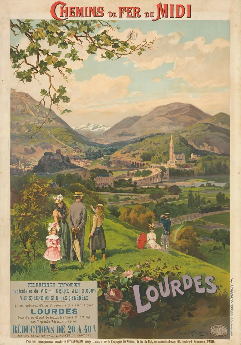 Eisenbahngesellschaft Chemins De Fer Du Midi Wall Art by Clément Quinton - High-Resolution Digital Print
