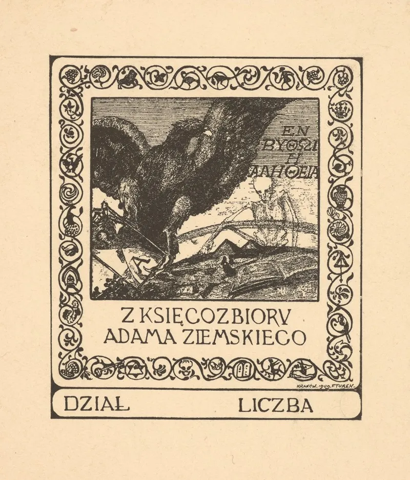 Ekslibris Adama Ziemskiego