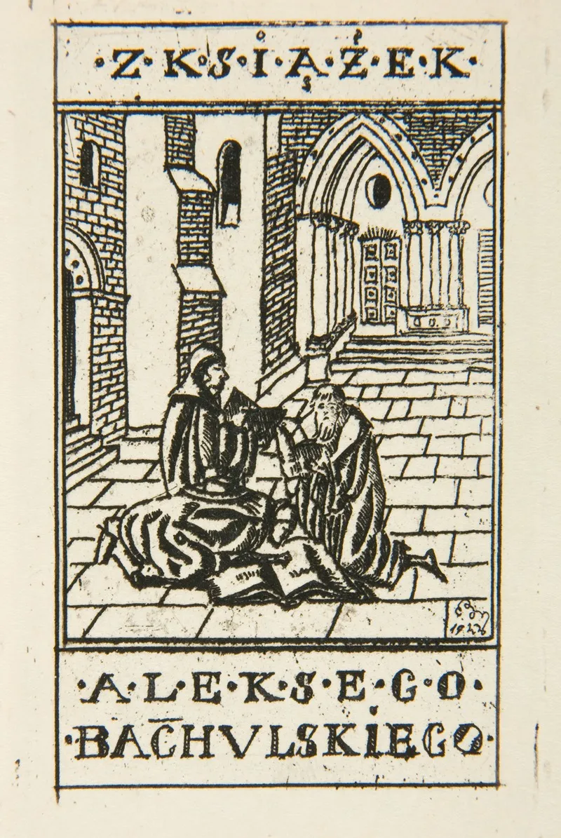 Ekslibris Aleksego Bachulskiego Wall Art by Edgar Norwerth - High-Resolution Digital Print