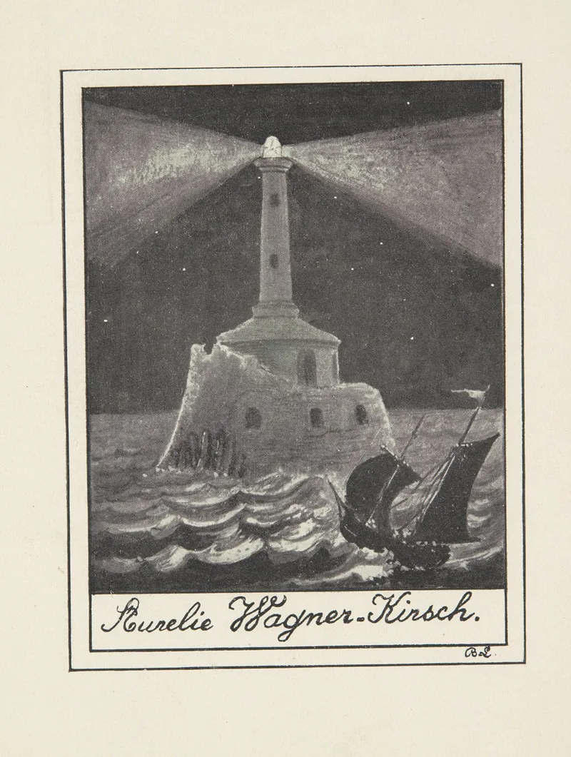 Ekslibris Aurelie Wagner Kirsch Wall Art by Ben Linnig - High-Resolution Digital Print