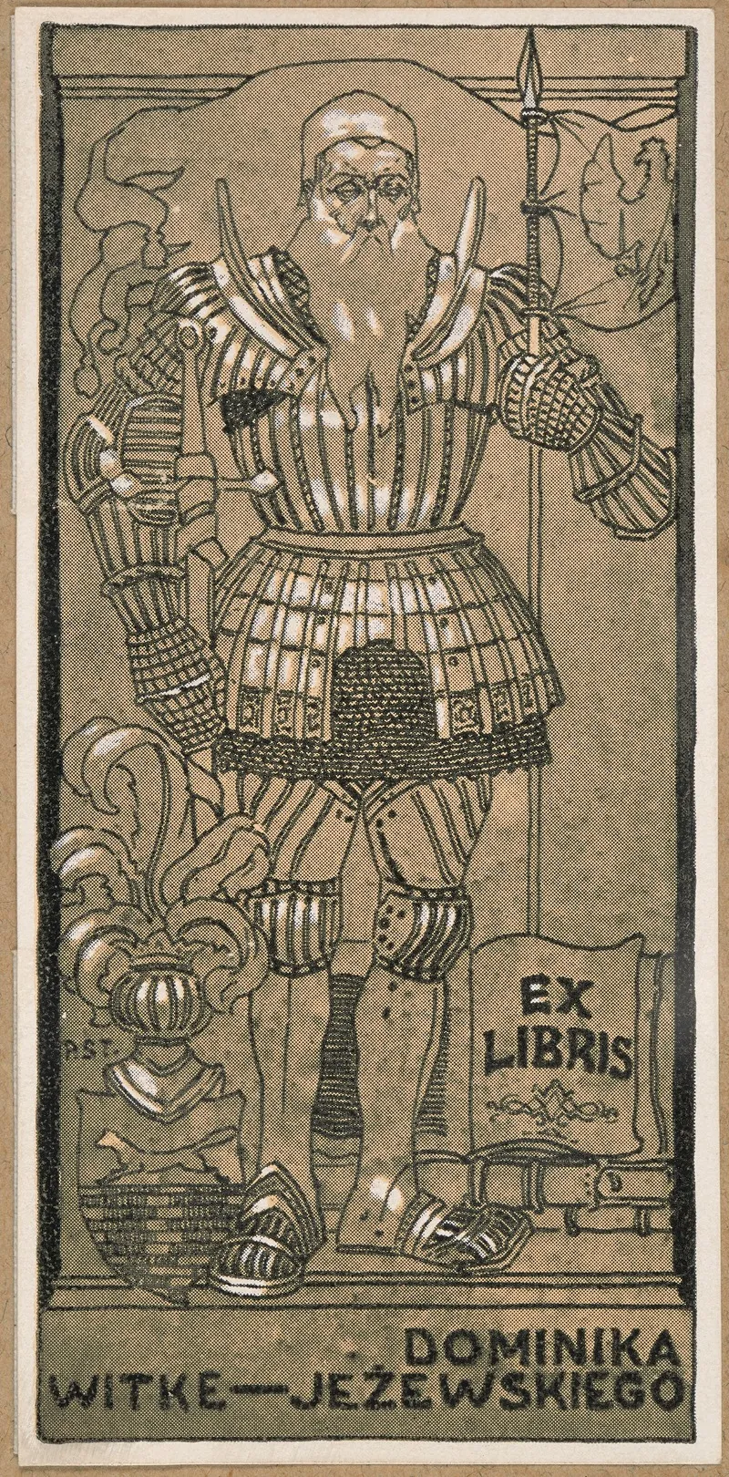Ekslibris Dominika Witke Jezewskiego 1862 1944