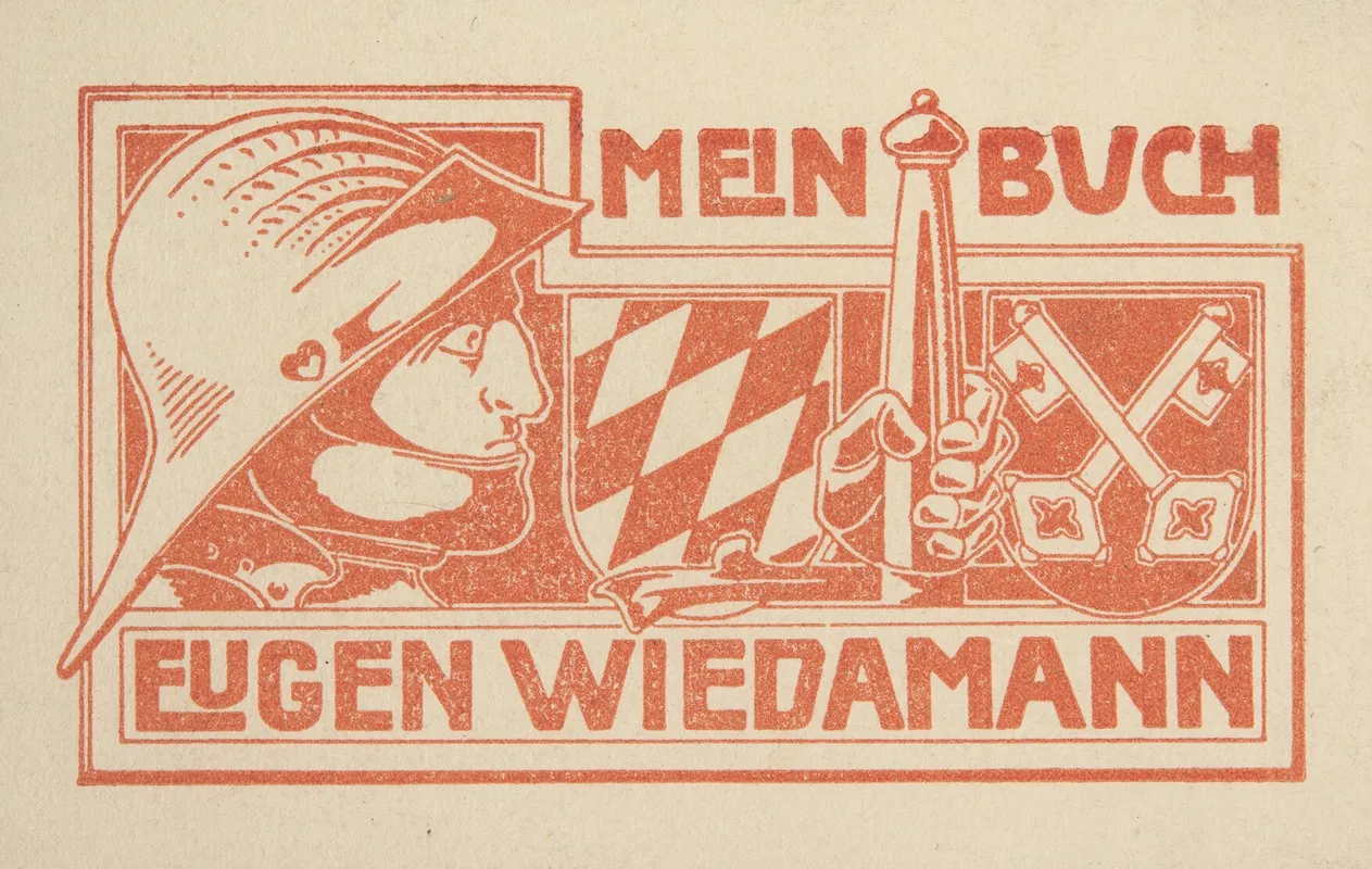 Ekslibris Eugen Wiedamann Wall Art by Eugen Wiedmann - High-Resolution Digital Print