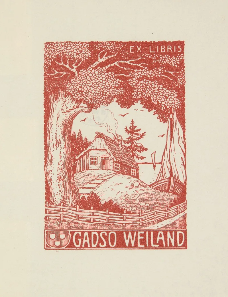 Ekslibris Gadso Weiland 1869 1915