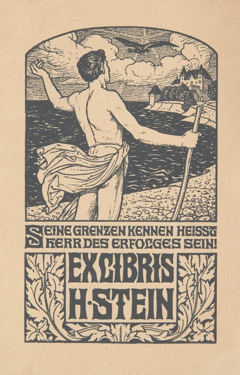 Ekslibris H Stein Wall Art by Joseph Asal - High-Resolution Digital Print