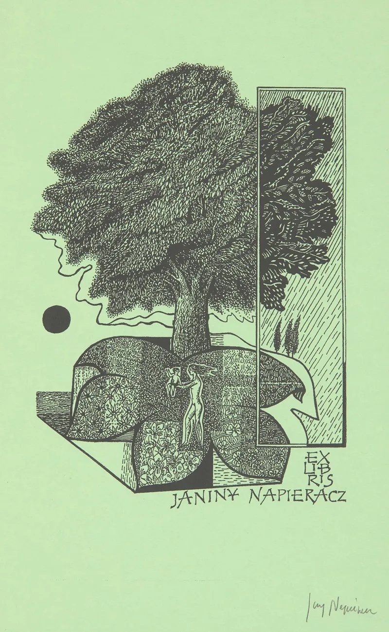 Ekslibris Janiny Napieracz 1942 2018
