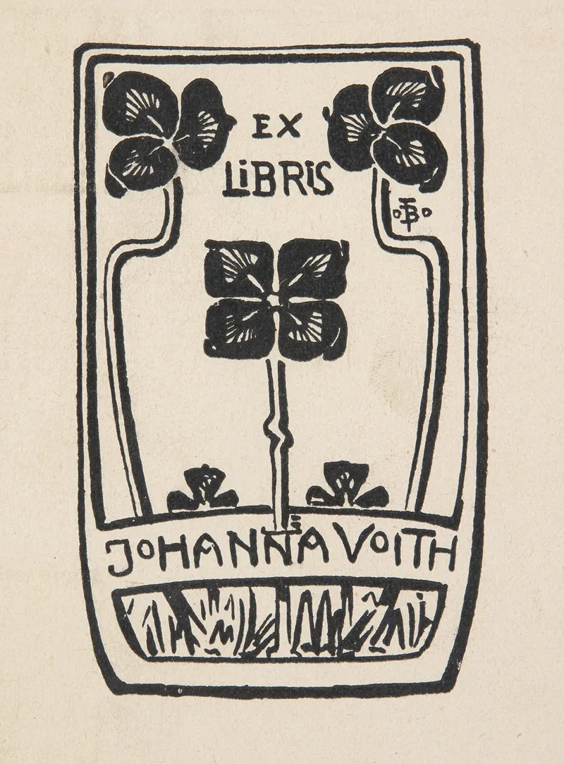 Ekslibris Johanna Voith Wall Art by Felix von Berner - High-Resolution Digital Print