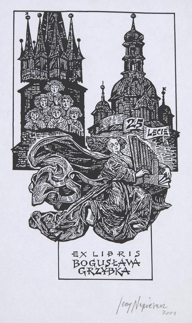 Ekslibris Jubileuszowy Boguslawa Grzybka 1938