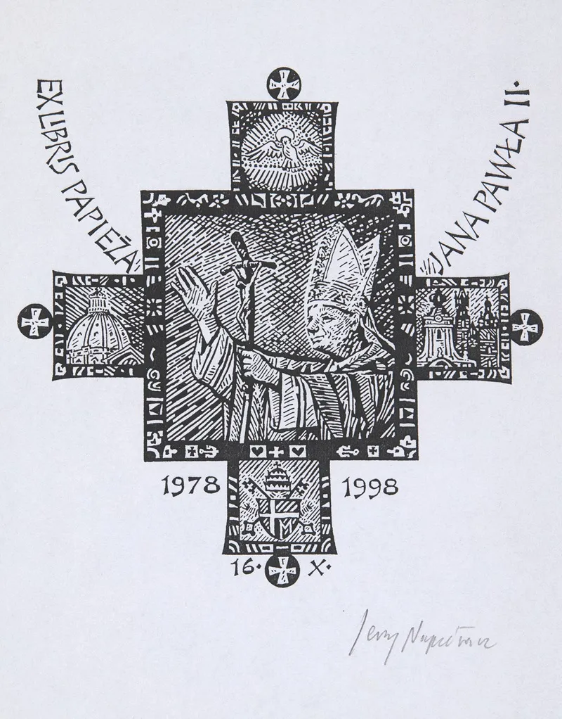 Ekslibris Jubileuszowy Jana Pawla Ii 1920 2005