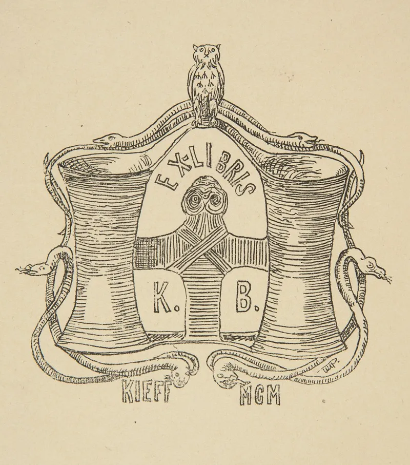 Ekslibris Karola Bolsunowskiego 1838 1925 5