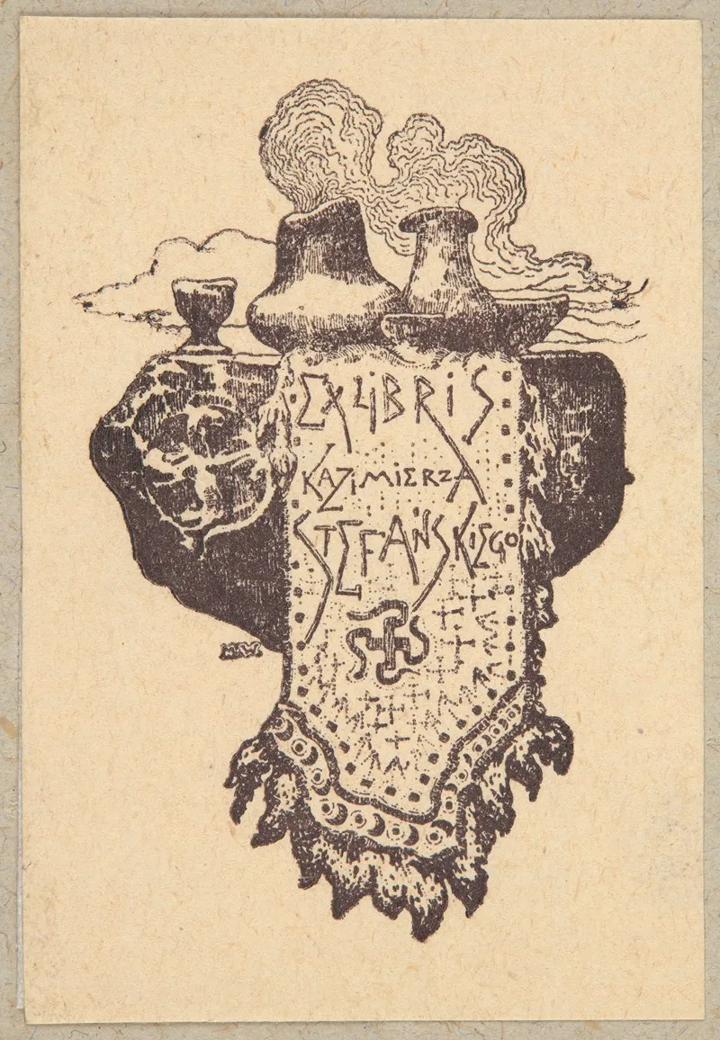 Ekslibris Kazimierza Stefanskiego 1870 1943