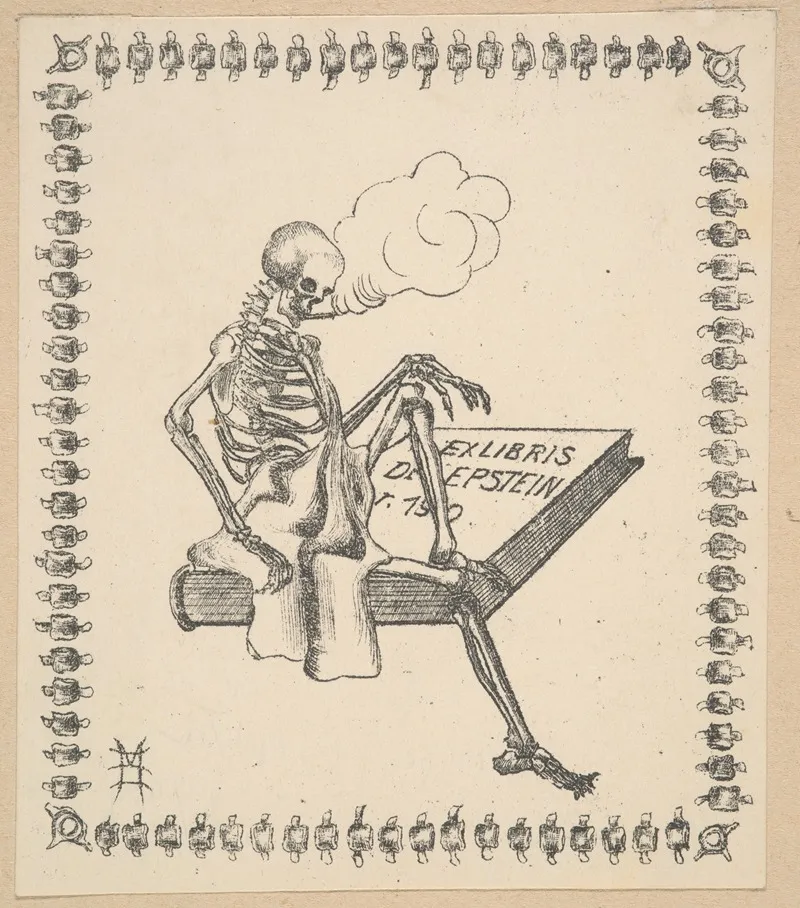 Ekslibris Maurycego Epsteina 1883 1940