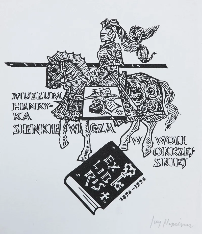 Ekslibris Muzeum Henryka Sienkiewicza W Woli Okrzejskiej
