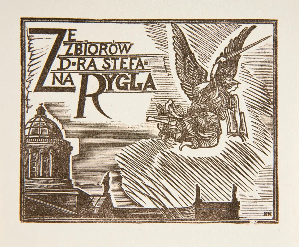 Ekslibris Stefana Rygla Wall Art by Mikołaj Kupriejanow - High-Resolution Digital Print