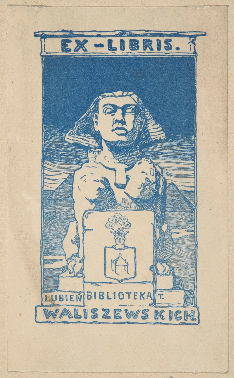 Ekslibris Waliszewskich W Lubieniu Wall Art by Tadeusz Rychter - High-Resolution Digital Print
