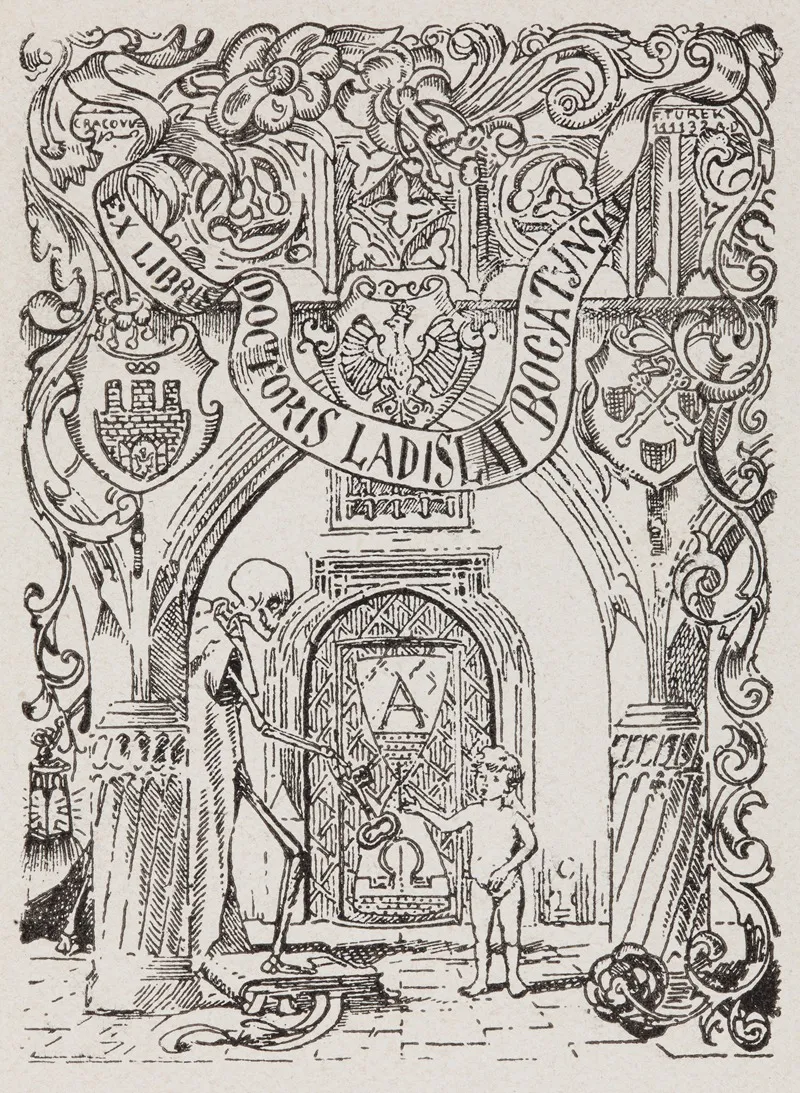 Ekslibris Wladyslawa Bogatynskiego 1884 1971