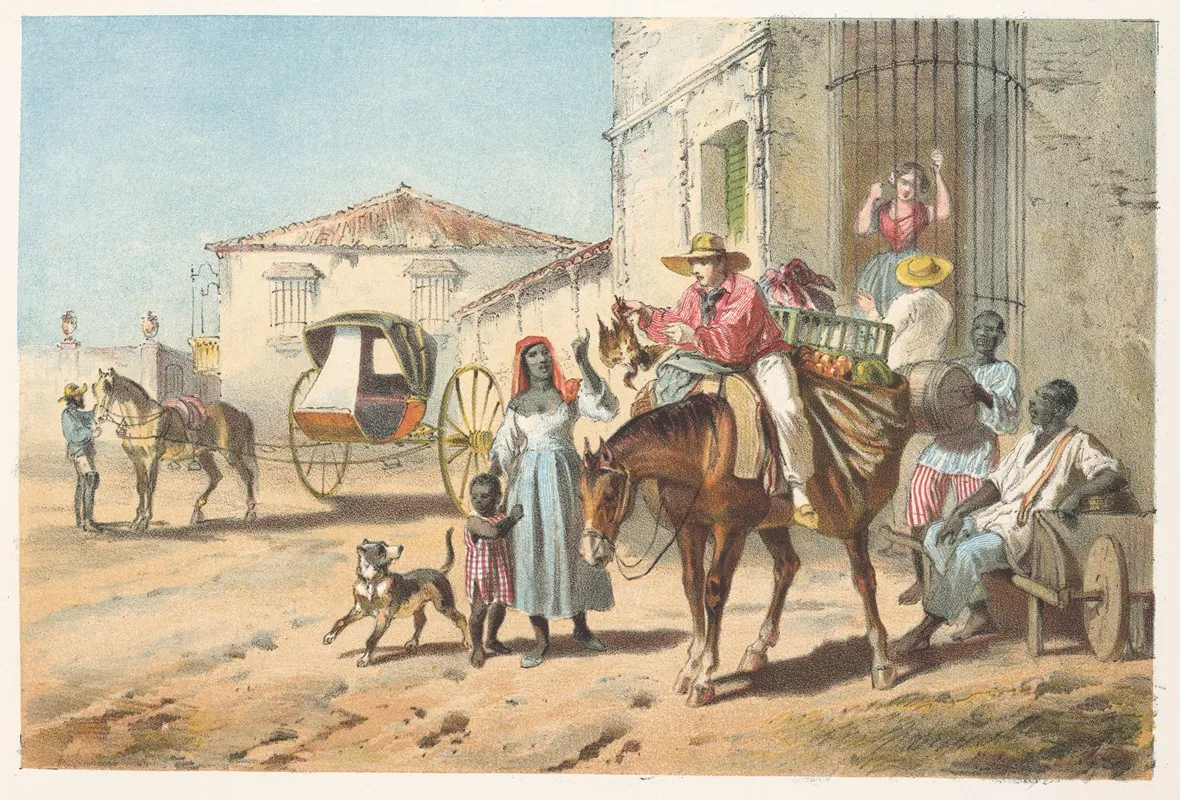 El Casero Wall Art by Pierre Toussaint Frédéric Mialhe - High-Resolution Digital Print