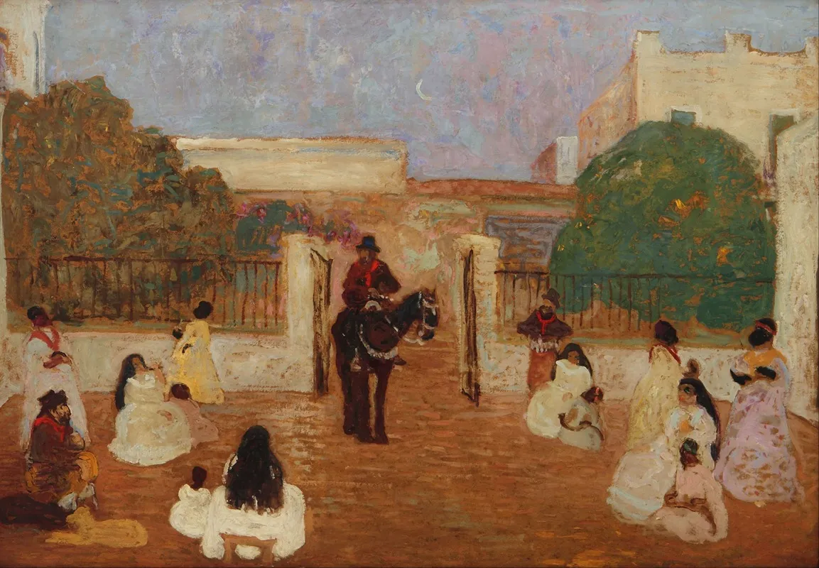 El Gaucho Candioti Wall Art by Pedro Figari - High-Resolution Digital Print