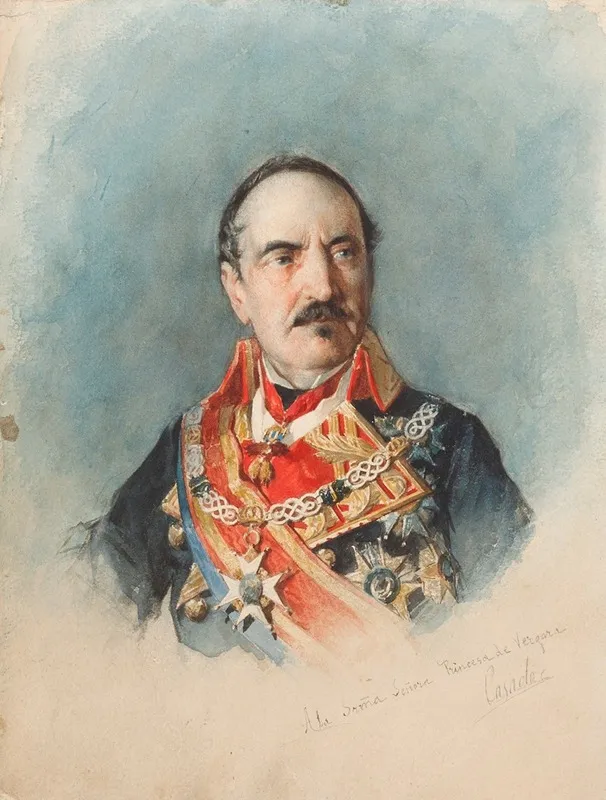El General Baldomero Espartero Wall Art by José Casado del Alisal   - High-Resolution Digital Print