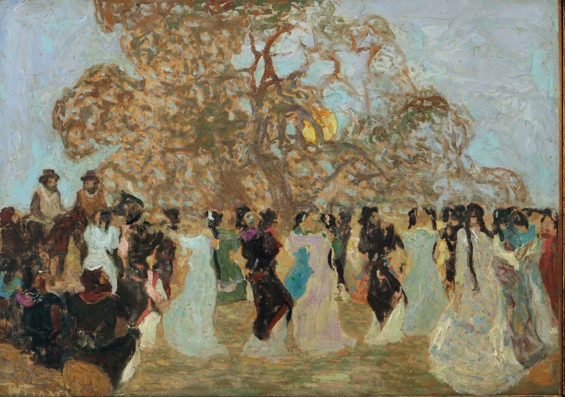 El Pericon Wall Art by Pedro Figari - High-Resolution Digital Print