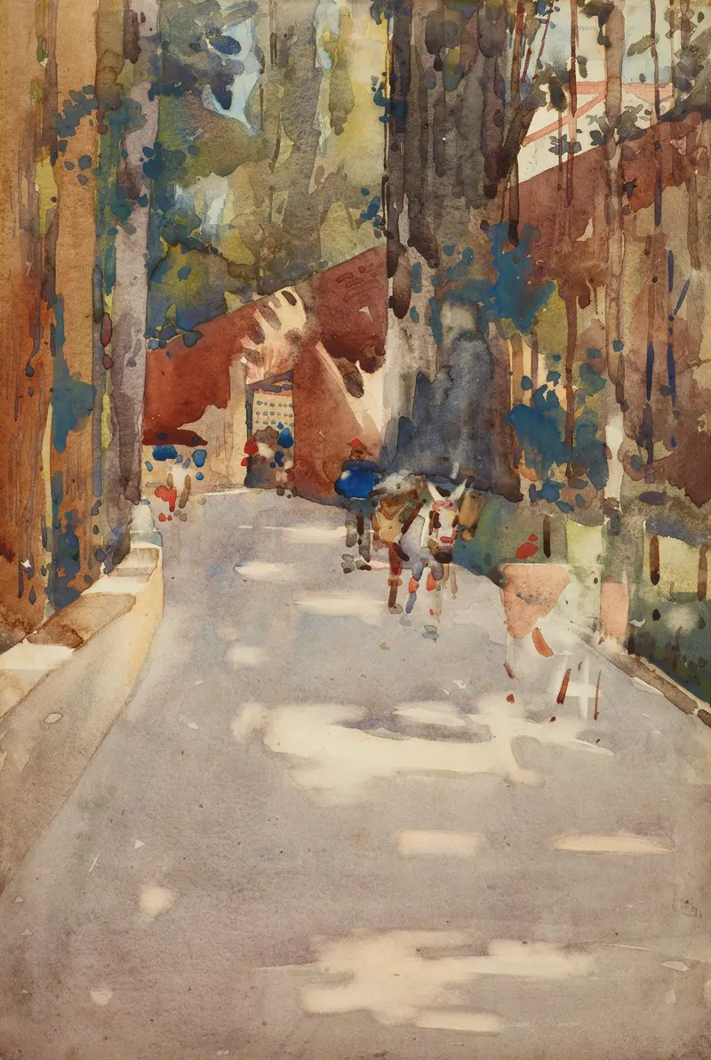 El Puerlie Del Cano Wall Art by Arthur Melville - High-Resolution Digital Print
