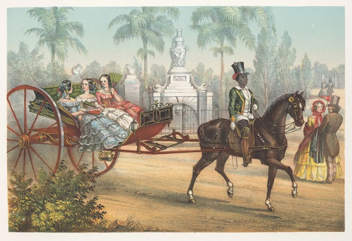 El Quitrin Wall Art by Pierre Toussaint Frédéric Mialhe - High-Resolution Digital Print