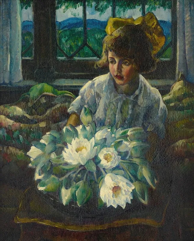 Elaine Travis Wall Art by Leon Kroll - High-Resolution Digital Print