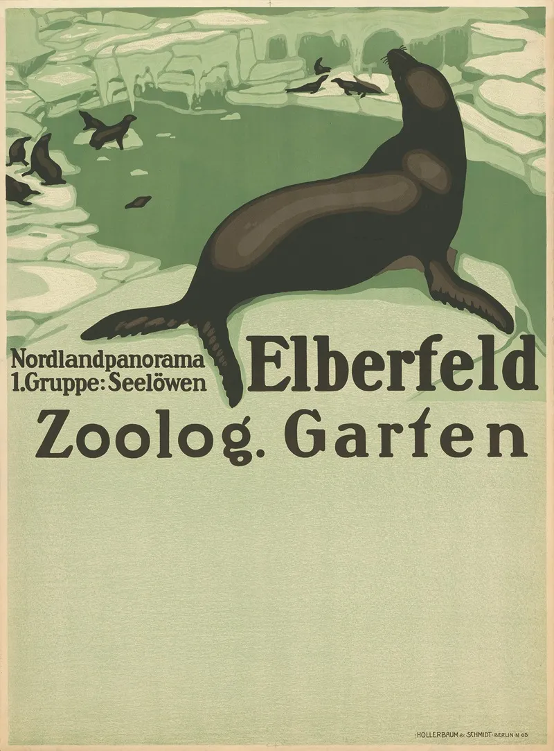 Elberfeld Zoologischer Garten Wall Art by Hollerbaum &amp; Schmidt - High-Resolution Digital Print