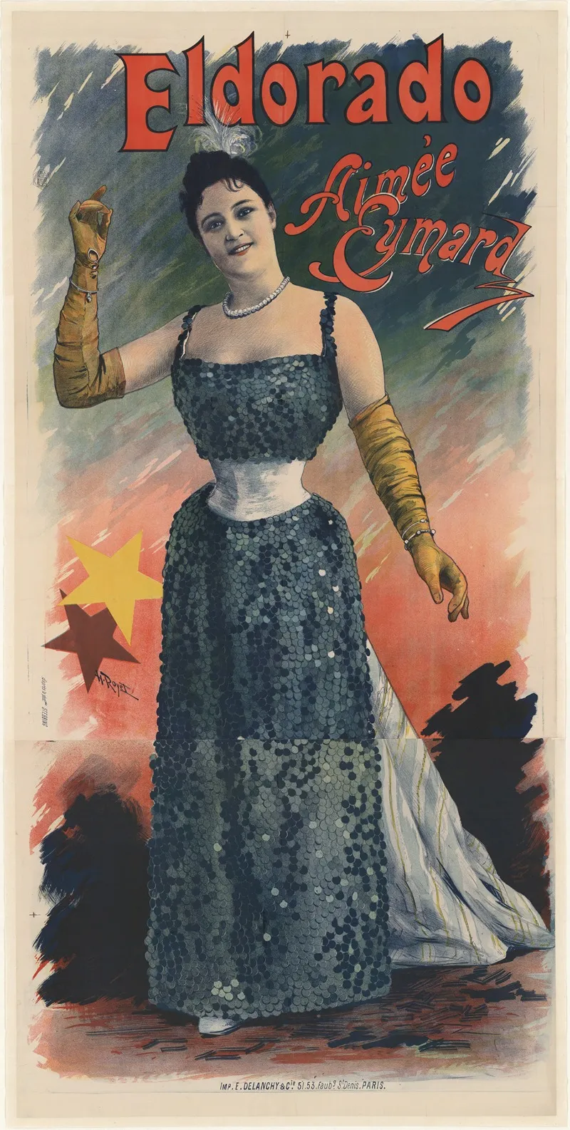 Eldorado Aimee Eymard Wall Art by H. Royet - High-Resolution Digital Print