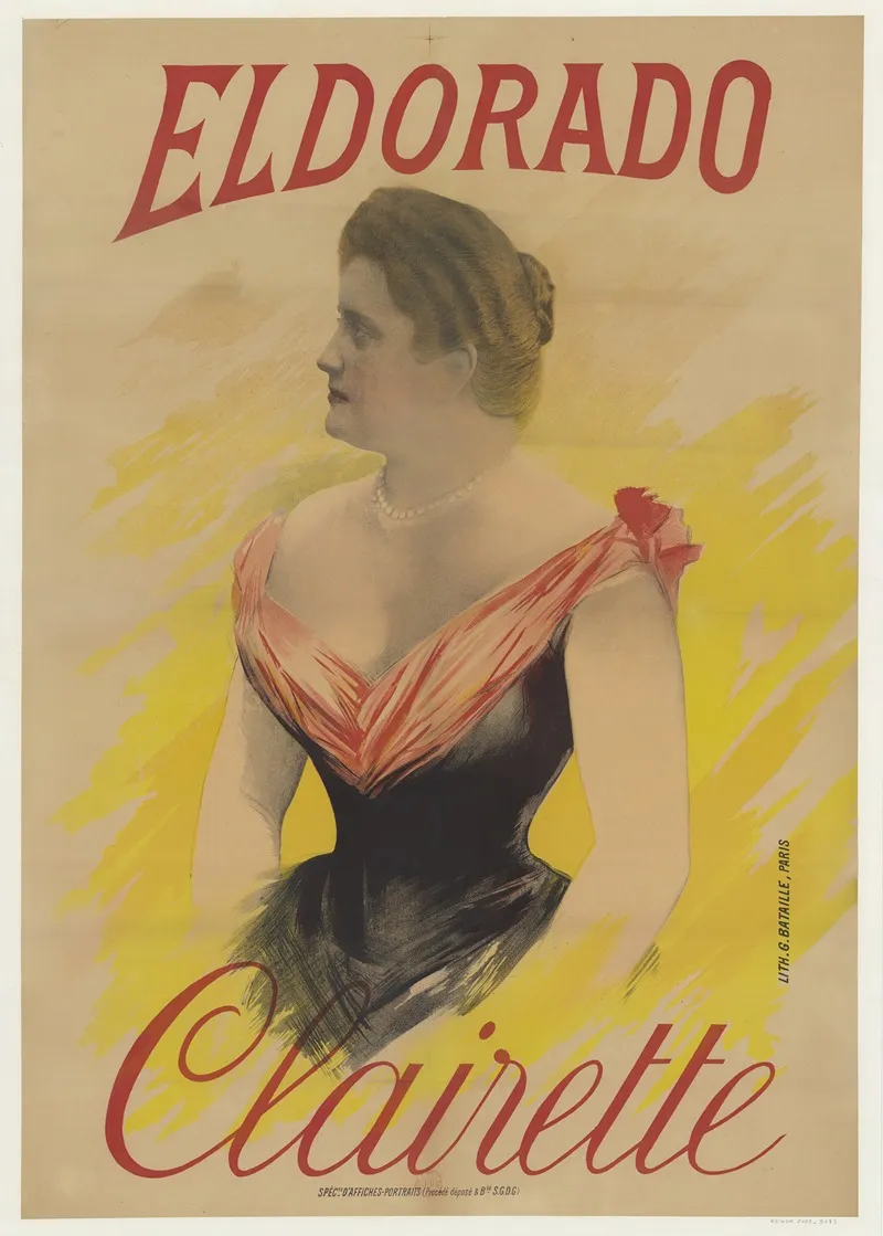 Eldorado Clairette Wall Art by Lith. G. Bataille - High-Resolution Digital Print