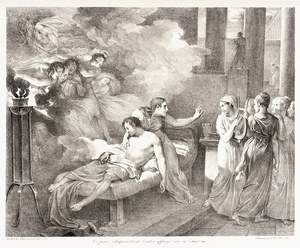 Electre Wall Art by Guillaume-Guillon Lethière - High-Resolution Digital Print