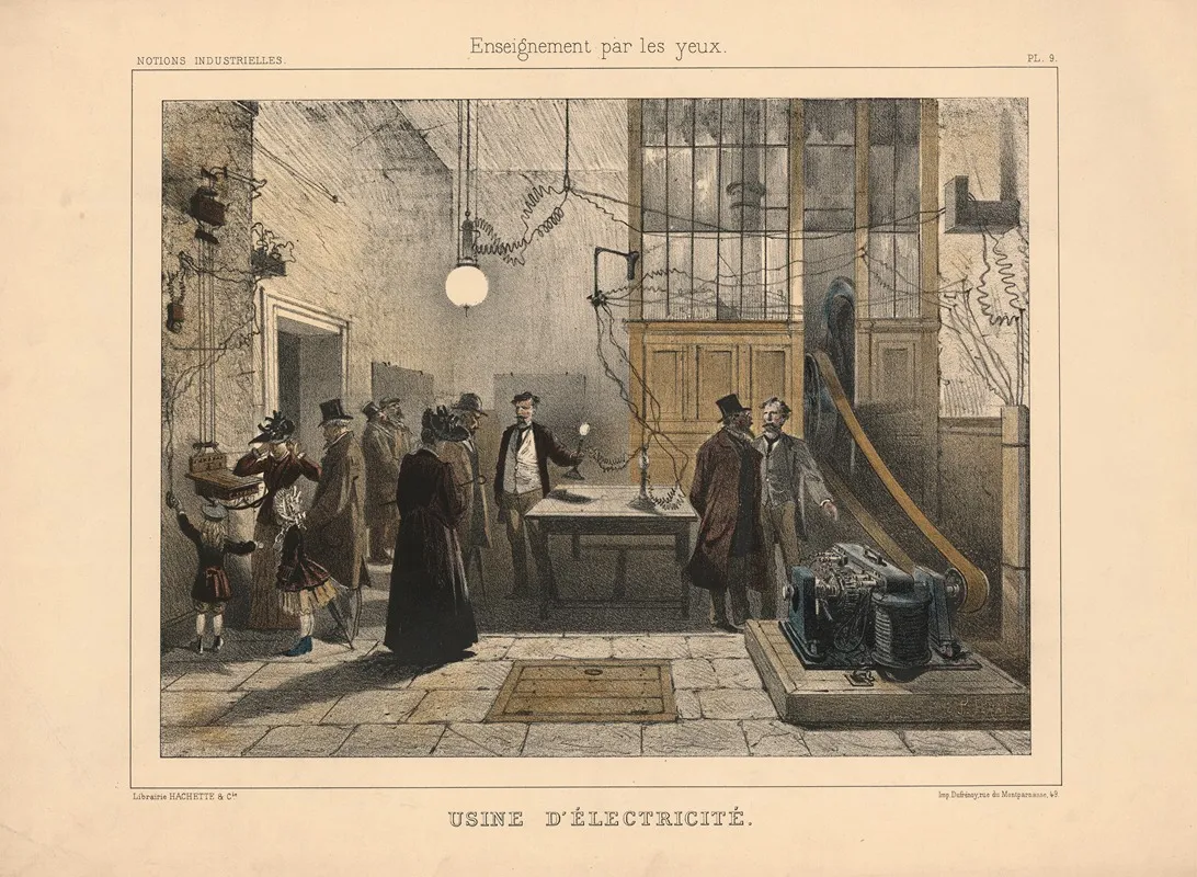 Electricity Plant Wall Art by S. Ferat - High-Resolution Digital Print