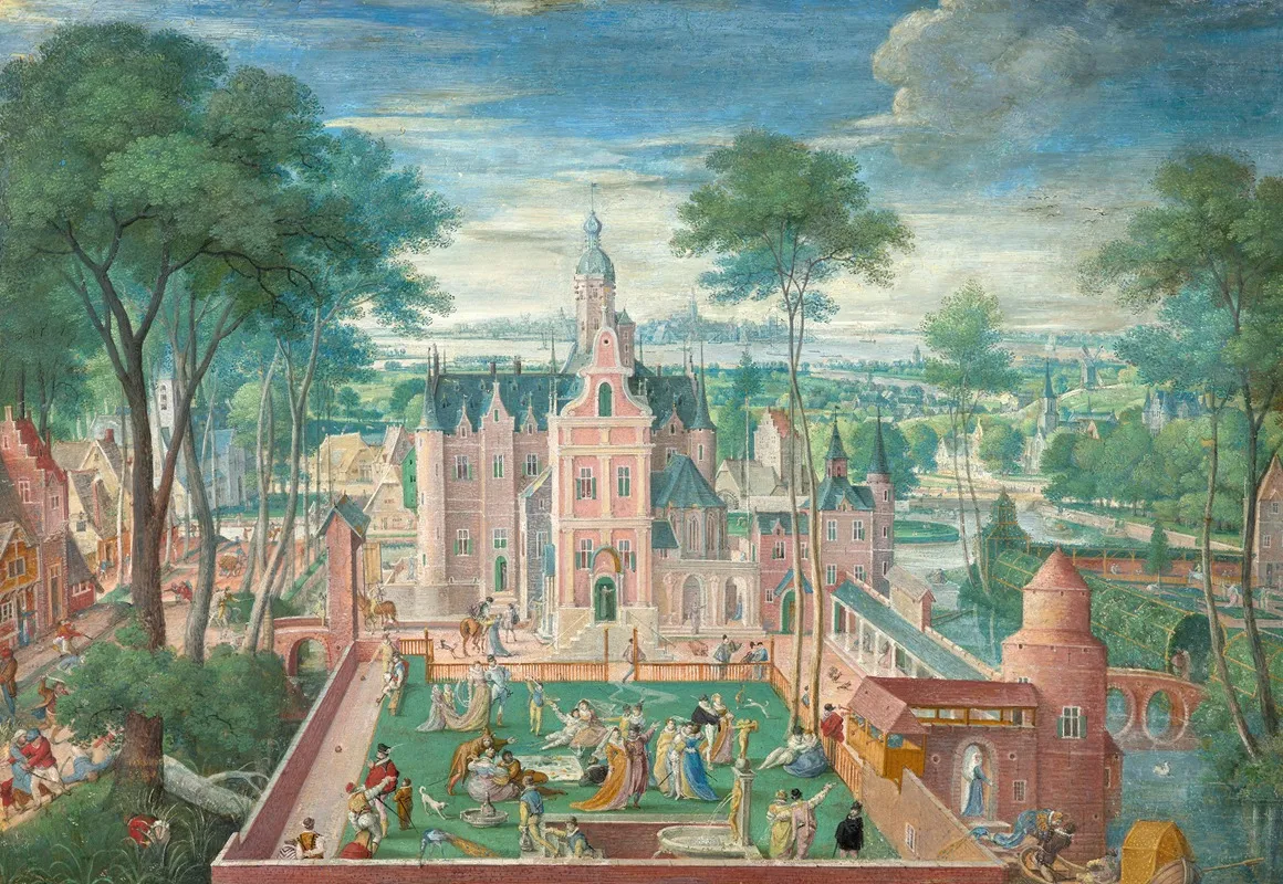 Elegant Company In A Garden 2