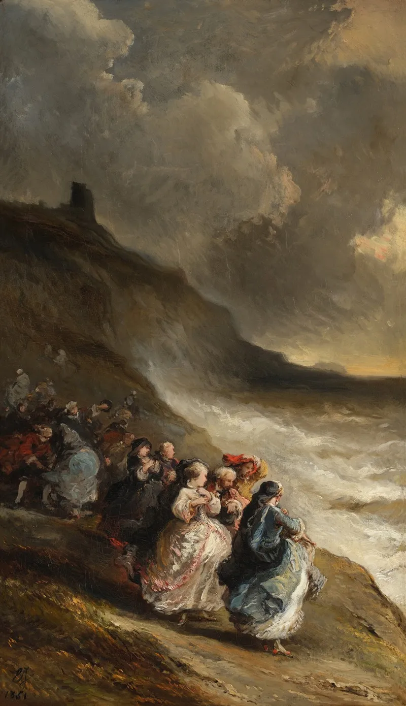 Elegant Figures By Rough Seas