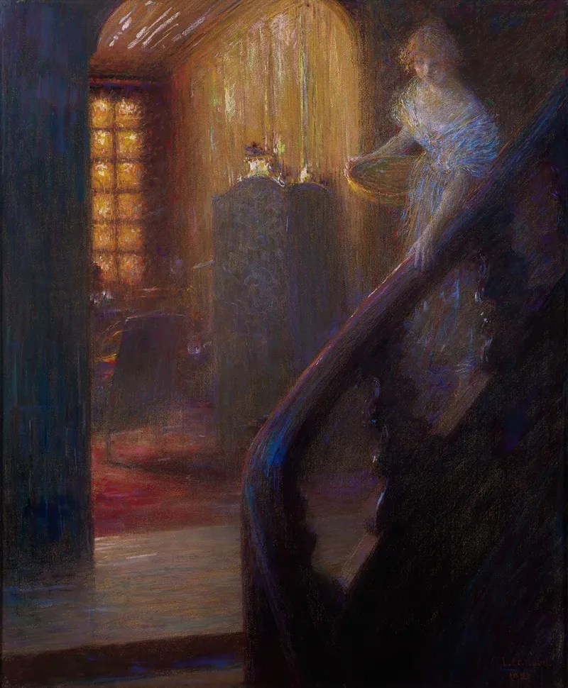 Elegante Dans Un Interieur