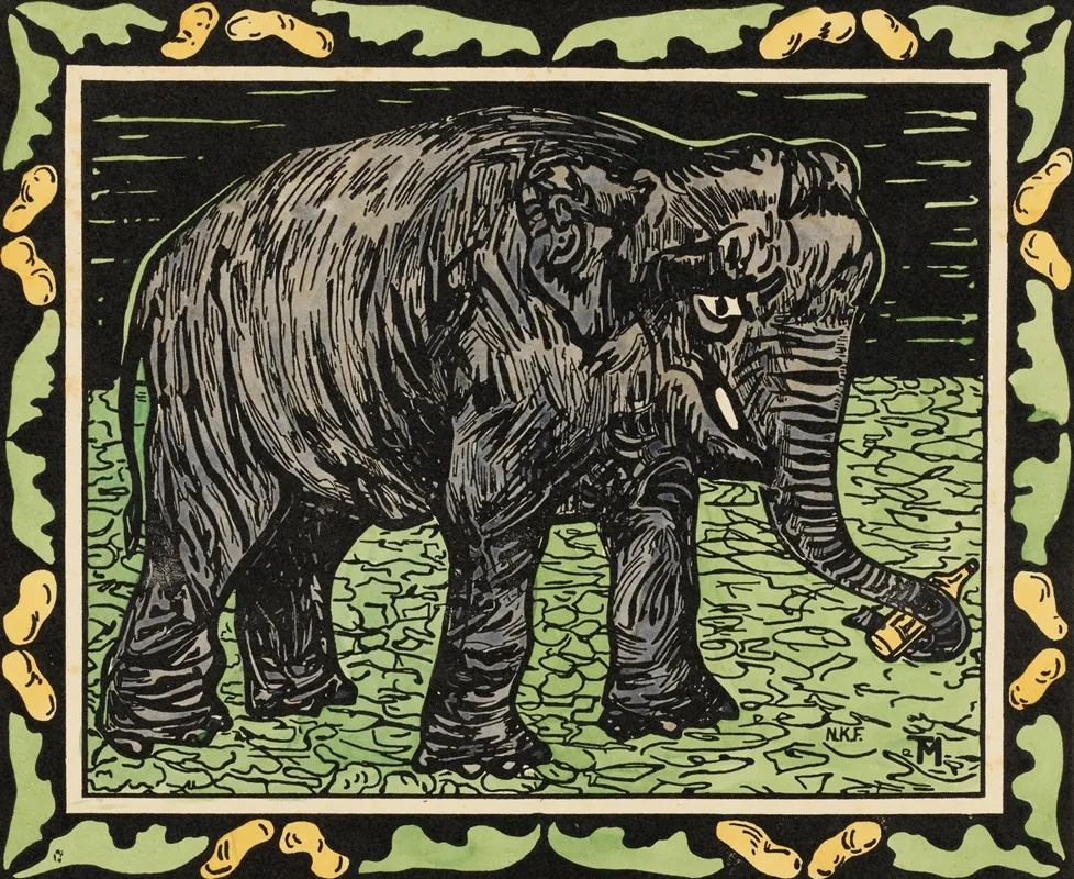 Elephant With Bottle