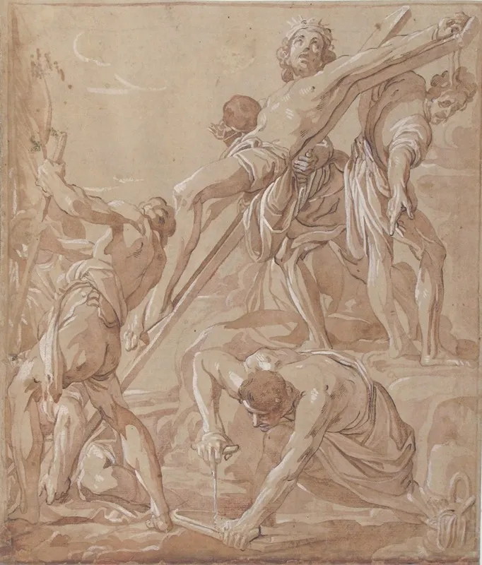 Elevation Of The Cross Wall Art by After Alessandro Tiarini - High-Resolution Digital Print