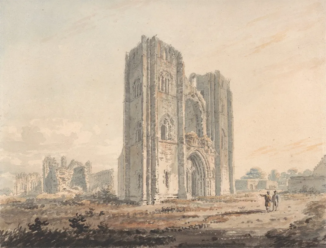 Elgin Cathedral Moray Wall Art by Edward Dayes - High-Resolution Digital Print