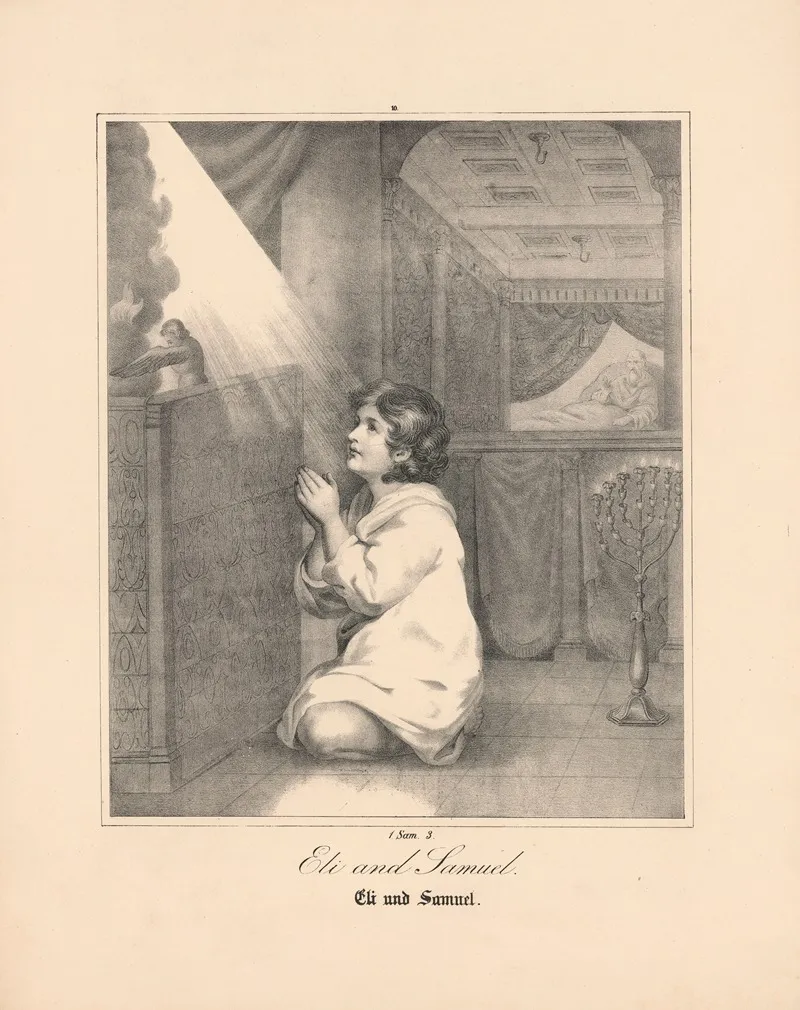 Eli And Samuel 2 Wall Art by Johann Baptist Sonderland - High-Resolution Digital Print