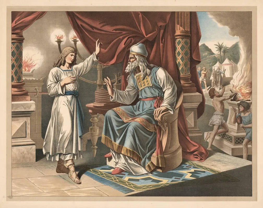Eli And Samuel Wall Art by Lith. Anstalt v. Müller &amp; Eismann - High-Resolution Digital Print