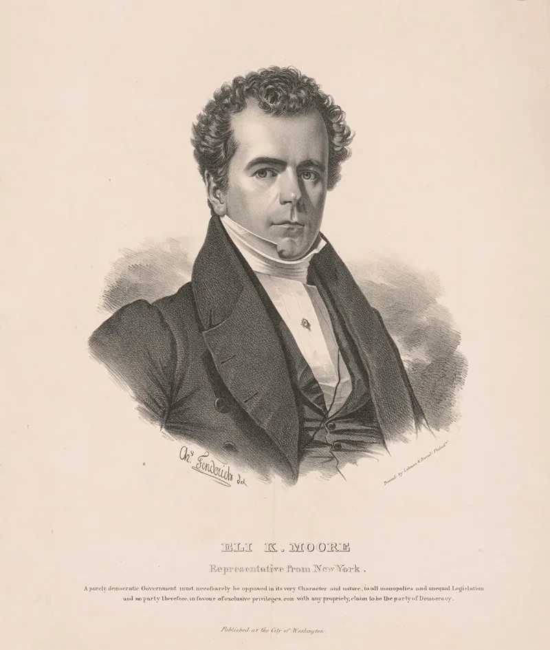 Eli K Moore Representative From New York Wall Art by Charles Fenderich - High-Resolution Digital Print