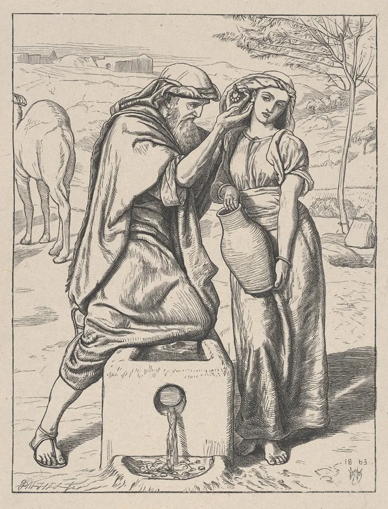 Eliezer And Rebekah At The Well