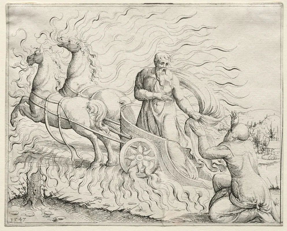 Elijah Ascends To Heaven