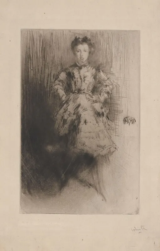 Elinor Leyland Wall Art by James Abbott McNeill Whistler - High-Resolution Digital Print