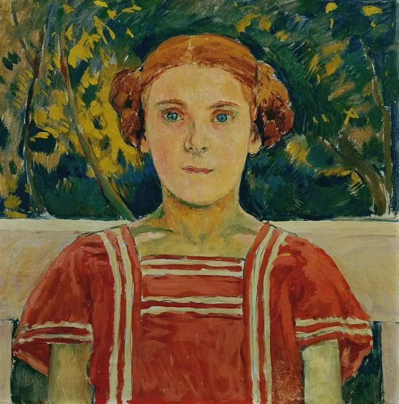Elisabeth Steindl Nichte Des Kunstlers Wall Art by Koloman Moser - High-Resolution Digital Print