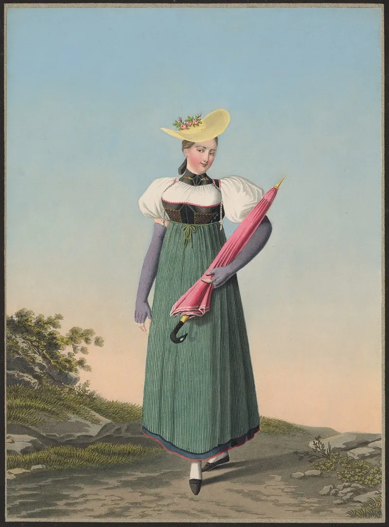 Elisabeth Witschy Fille Dun Meunier Des Environs De Worb A Peu De Distance De Berne Wall Art by Jean Emmanuel Locher - High-Resolution Digital Print